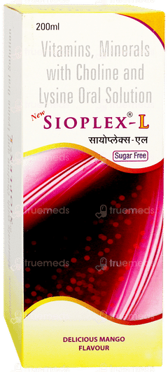 Sioplex L New Mango Flavour Sugar Free Solution 200ml