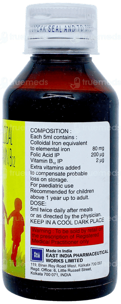 Tonoferon Paediatric Syrup 100ml