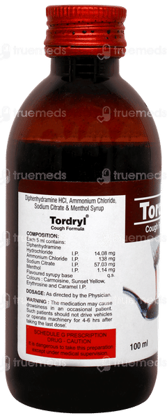 Tordryl Syrup 100ml Tordryl Syrup 100ml