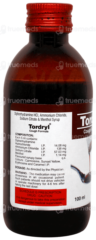 Tordryl Syrup 100ml