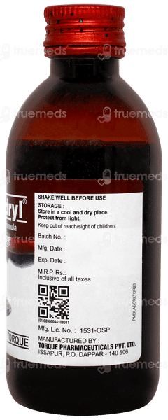 Tordryl Syrup 100ml Tordryl Syrup 100ml