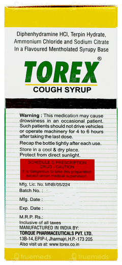 Torex Syrup 100ml