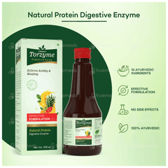 Torzyme Papaya Pineapple Syrup 200ml