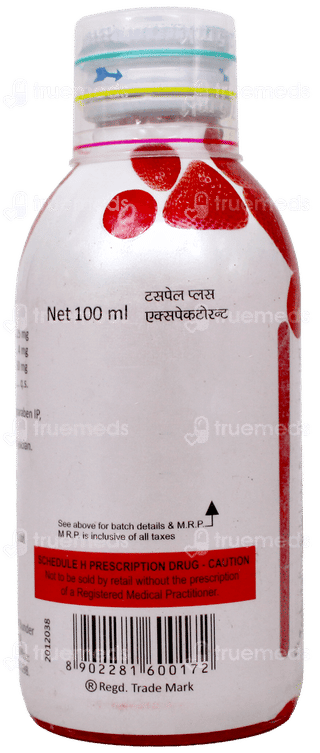 Tuspel Plus Expectorant 100Ml