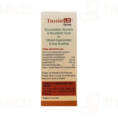 Tussin Ls Syrup 100Ml