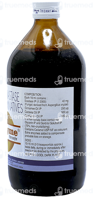 Vitazyme Syrup 450 Ml - Uses, Side Effects, Dosage, Price | Truemeds