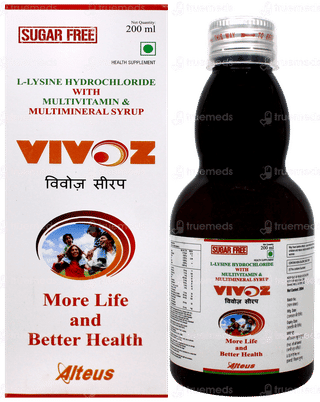 Vivoz Sugar Free Syrup 200ml