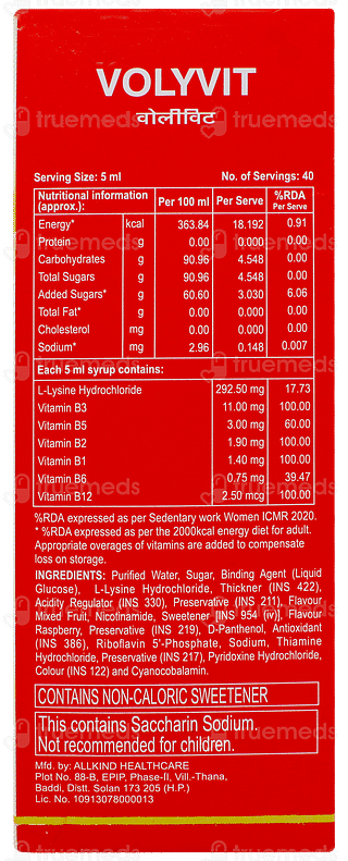 Volyvit Syrup 200ml