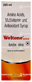 Weltone Gold Syrup 200ml