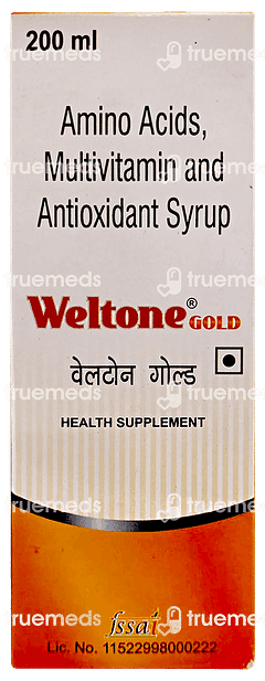Weltone Gold Syrup 200ml Weltone Gold Syrup 200ml