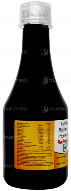 Weltone Gold Syrup 200ml