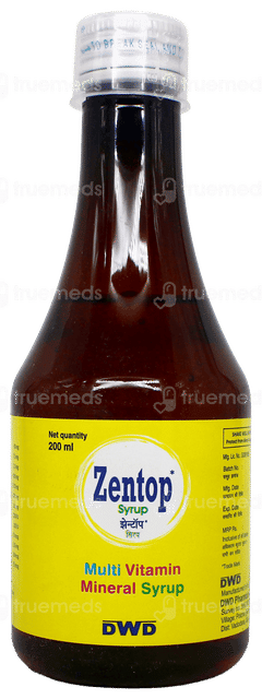 Zentop Syrup 200Ml Zentop Syrup 200Ml