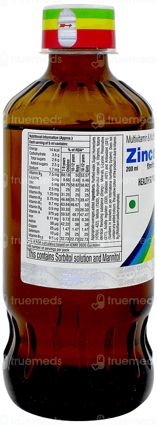 Zincovit Syrup 200ml