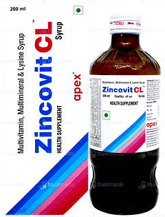 Zincovit Cl Syrup 200ml Zincovit Cl Syrup 200ml