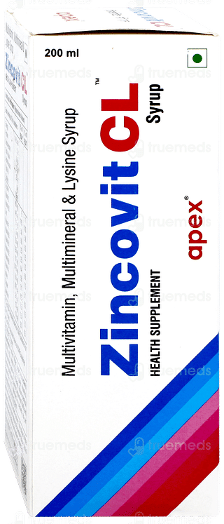 Zincovit Cl Syrup 200ml