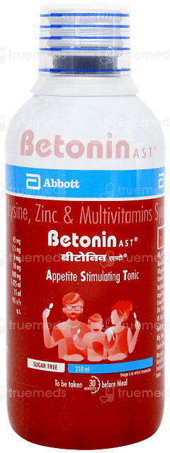 Betonin Ast Sugar Free Tonic 210ml Betonin Ast Sugar Free Tonic 210ml