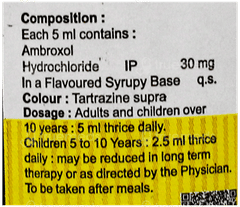 Ambrohist Syrup 100Ml Ambrohist Syrup 100Ml