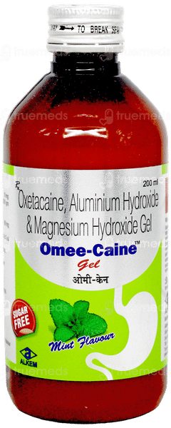 Omee Caine Mint Flavour Sugar Free Gel 200Ml Omee Caine Mint Flavour Sugar Free Gel 200Ml