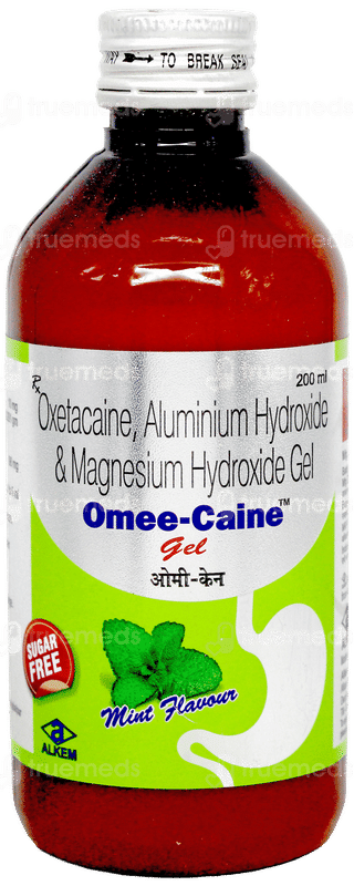 Omee Caine Mint Flavour Sugar Free Gel 200Ml