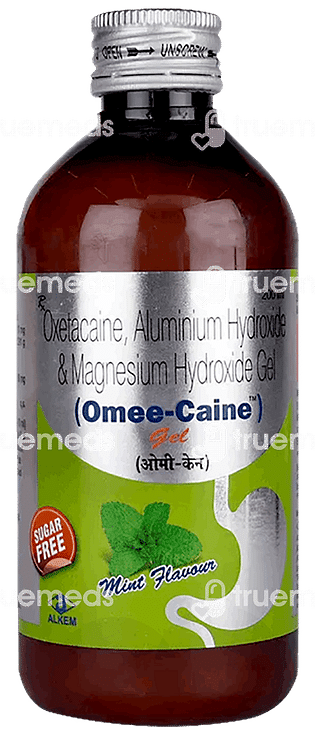 Omee Caine Mint Flavour Sugar Free Gel 200ml