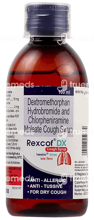 Rexcof Dx Syrup 100ml