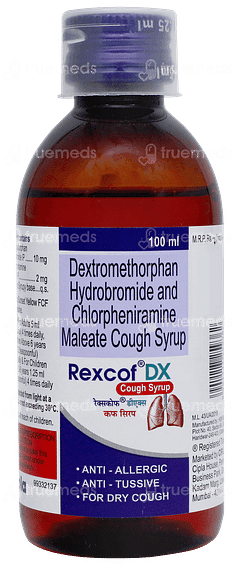 Rexcof Dx Syrup 100ml