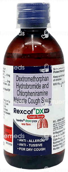 Rexcof Dx Nf Syrup 100ml