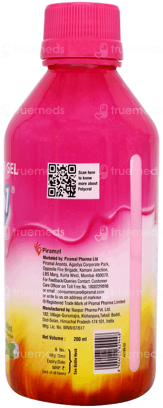 Polycrol Xpress Relief Mint Flavour Sugar Free Gel 200ml