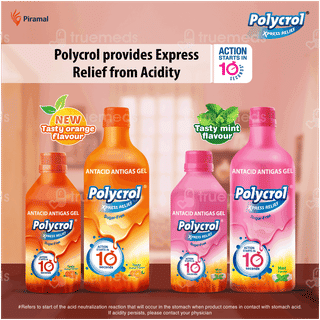 Polycrol Xpress Relief Mint Flavour Sugar Free Gel 200ml