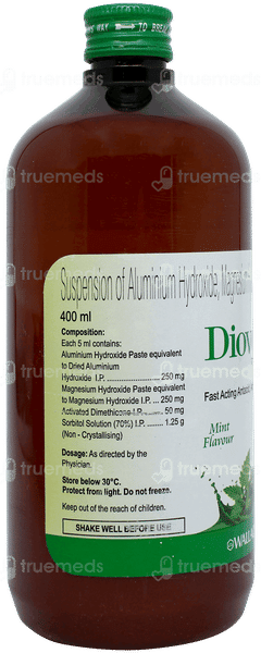 Diovol Mint Flavour Sugar Free Suspension 400ml
