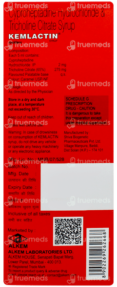 Kemlactin Orange Flavour Sugar Free Syrup 200ml Kemlactin Orange Flavour Sugar Free Syrup 200ml