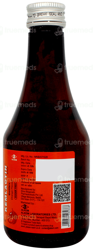 Kemlactin Orange Flavour Sugar Free Syrup 200ml