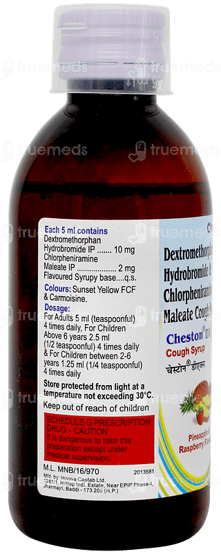Cheston Dx Pineapple & Raspberry Flavour Syrup 100ml