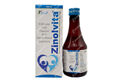 Zinolvita Fruity Flavoured Syrup 200ml Zinolvita Fruity Flavoured Syrup 200ml