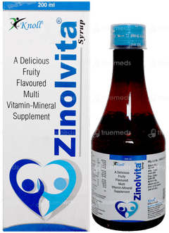 Zinolvita Fruity Flavoured Syrup 200Ml Zinolvita Fruity Flavoured Syrup 200Ml