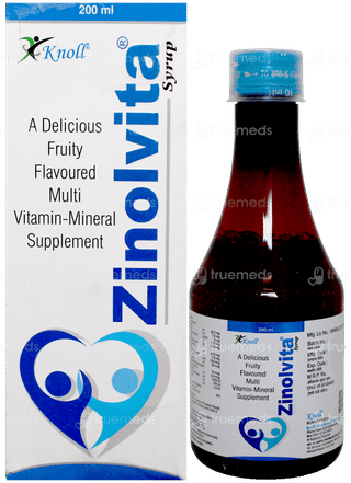 Zinolvita Fruity Flavoured Syrup 200Ml