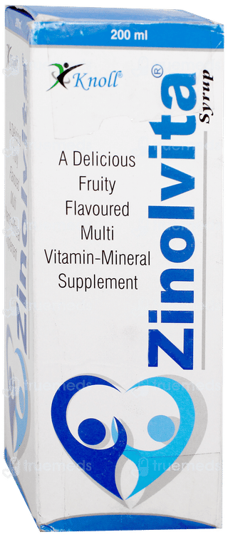 Zinolvita Fruity Flavoured Syrup 200Ml