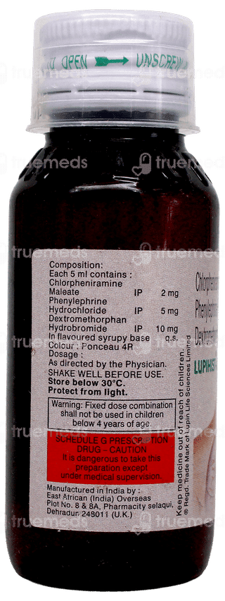 Lupihist Dm Plus Syrup 60Ml