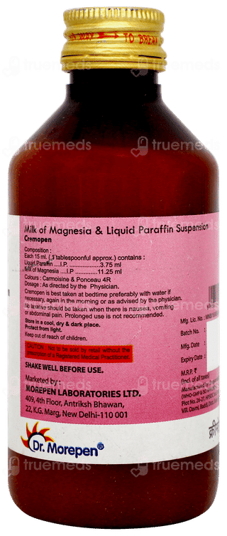 Cremopen Mint Flavour Sugar Free Suspension 170ml