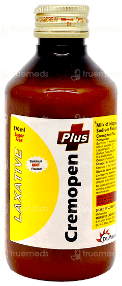 Cremopen Plus Mint Flavour Sugar Free Suspension 170ml Cremopen Plus Mint Flavour Sugar Free Suspension 170ml