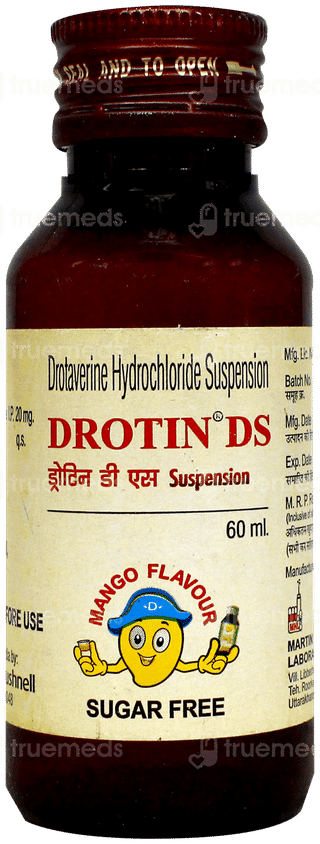 Drotin Ds Mango Flavour Sugar Free Suspension 60Ml