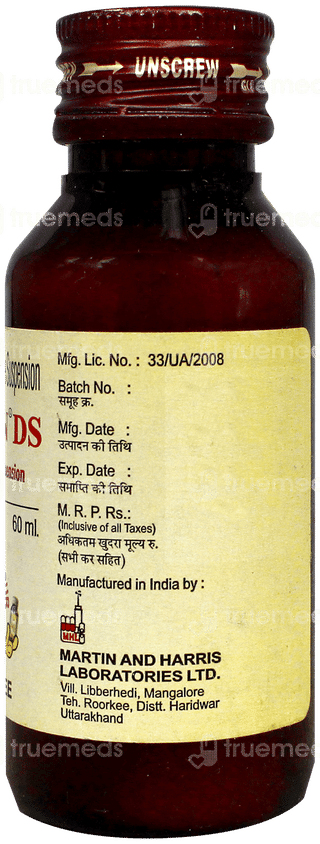 Drotin Ds Mango Flavour Sugar Free Suspension 60Ml