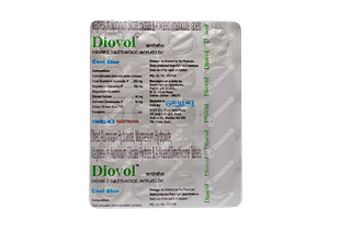 Diovol Cool Blue Chewable Tablet 20