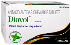 Diovol Cool Blue Chewable Tablet 20