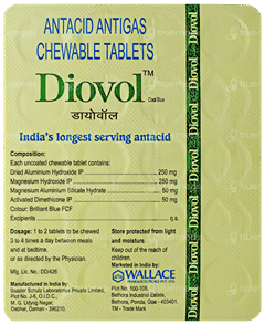 Diovol Cool Blue Chewable Tablet 20