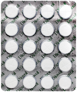 Diovol Cool Blue Chewable Tablet 20