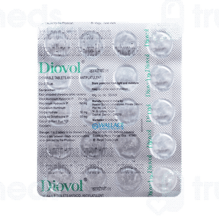Diovol Cool Blue Chewable Tablet 20