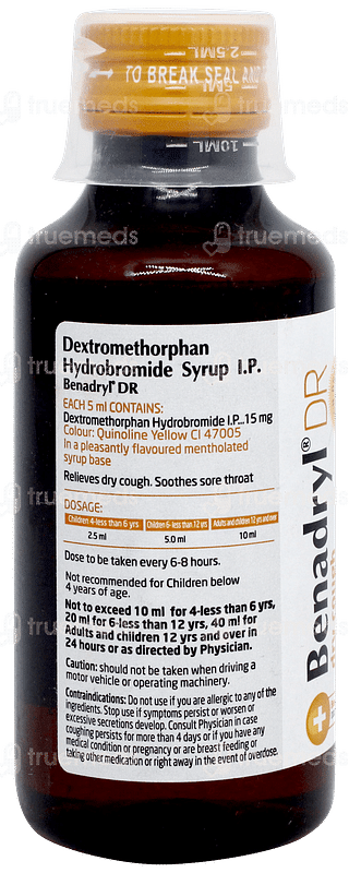 Benadryl Dr Syrup 100ml