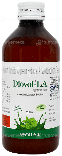 Diovol La Mint Flavour Sugar Free Suspension 200ml