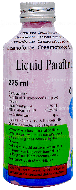 Creamoforce Mint Flavour Sugar Free Laxative 225ml